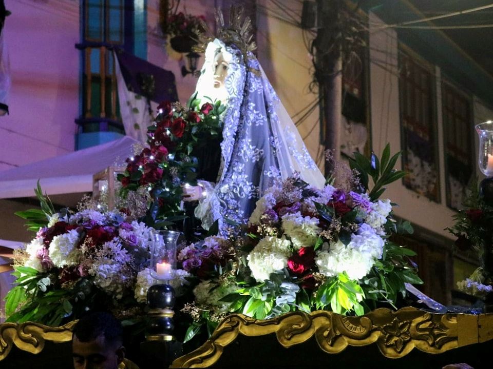 procesión La dolorosa en belalcázar