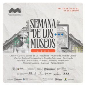 imagen de celebración de semana de los museos en manizales