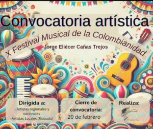 convocatoria para inscripción a festival