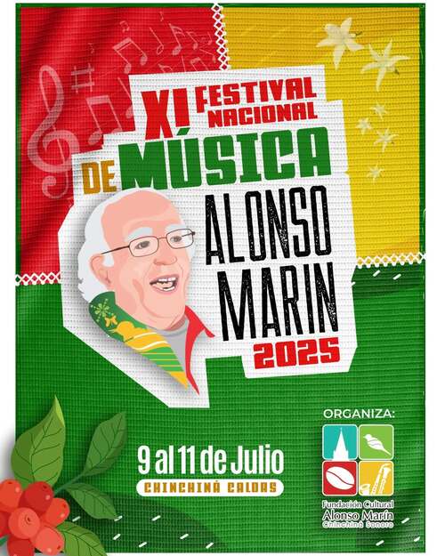 afiche festival de músixa en chinchina