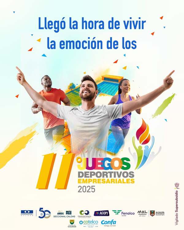 afiche juegos empresariales