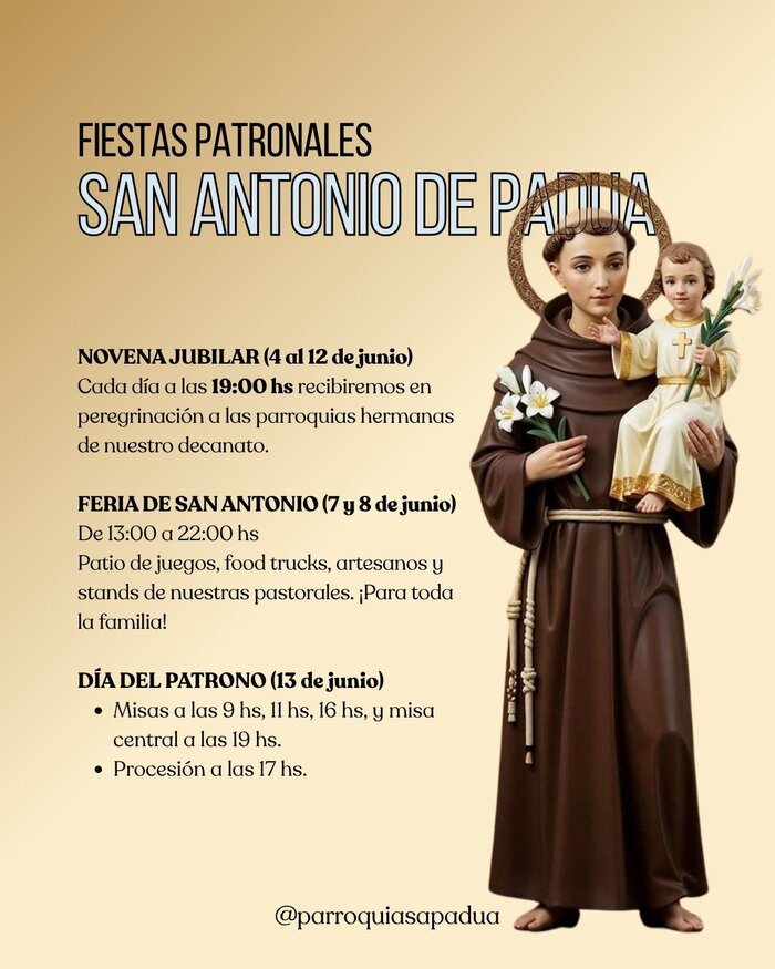 imagen de san antonio de padua