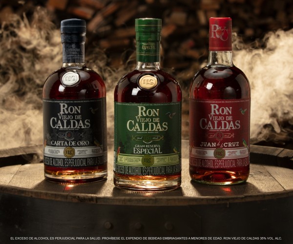 botellas ron de caldas