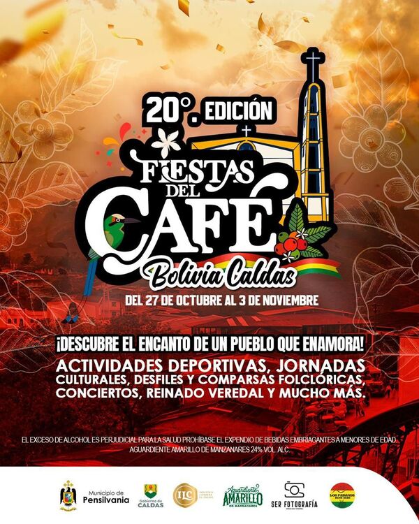 20 edición Fiestas del Café, Bolivia corregimiento – Pensilvania