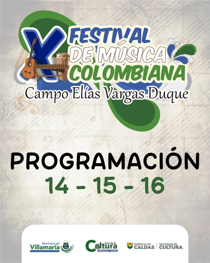 imagen gráfica festival musica villamaria