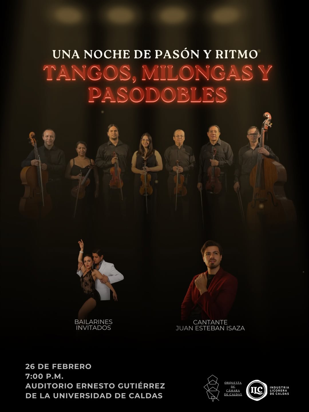 pieza invitación a concierto