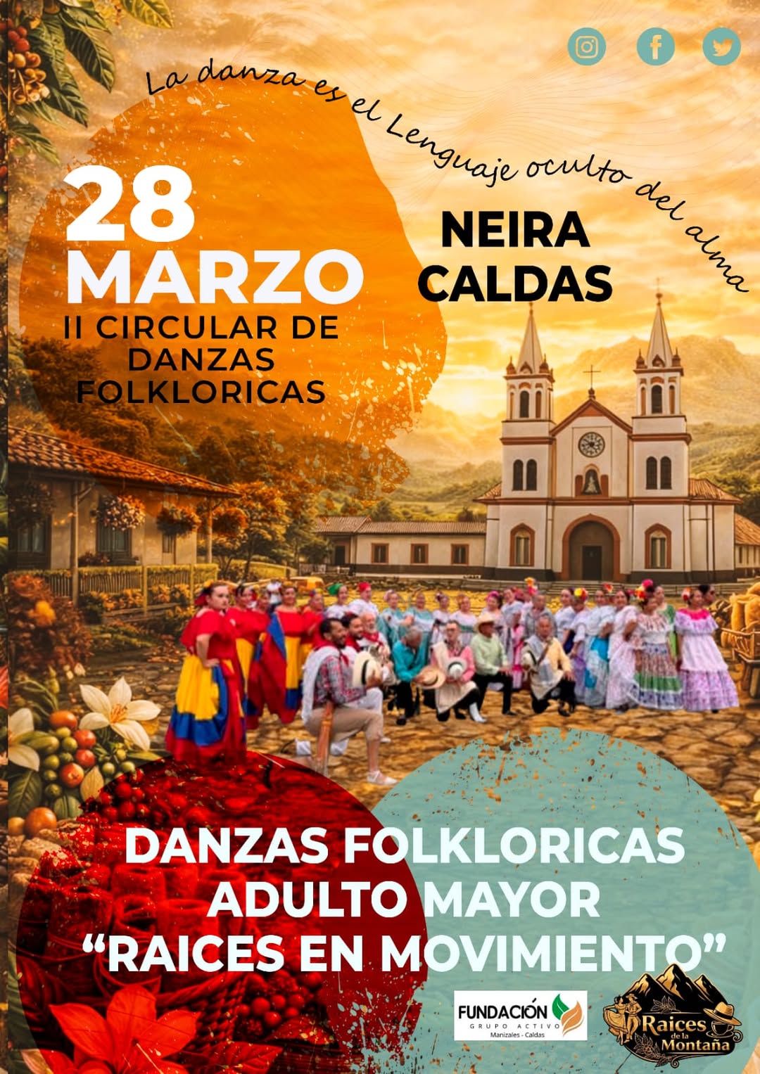 imagen grafica de eveno folclórico