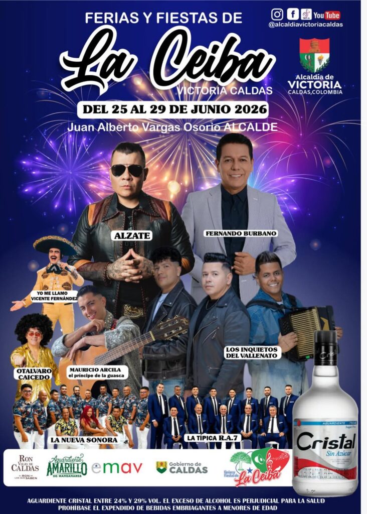 Victoria invita a las Ferias y Fiestas de La Ceiba 2026