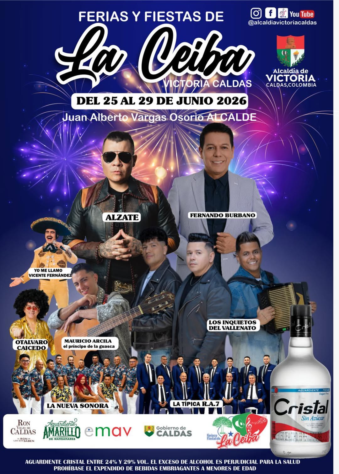 afiche fiestas de la ceiba