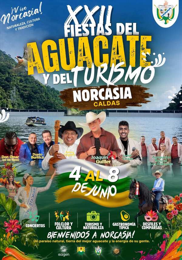 Norcasia invita a sus XXII Fiestas del Aguacate y el Turismo