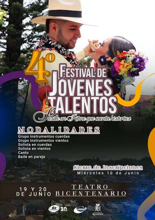 Salamina invita al 4° Festival de Jóvenes Talentos