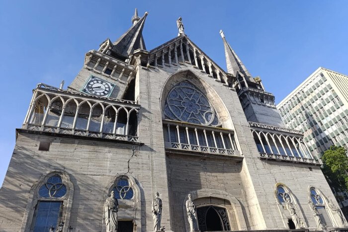 Catedral de Manizales tras sismo