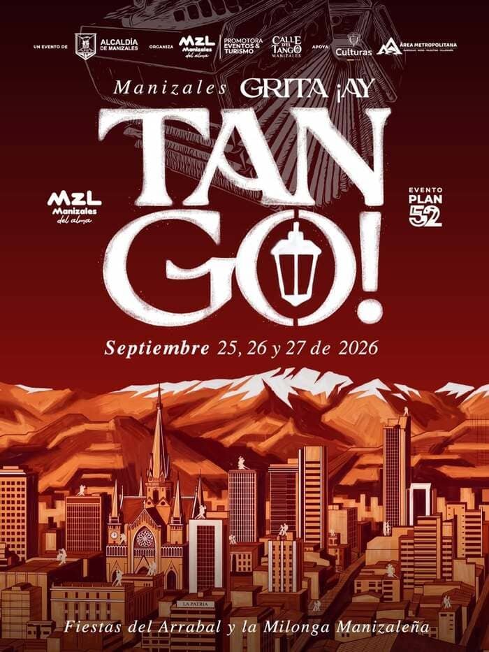 En el mes de septiembre Manizales GRITA ¡AY TANGO!