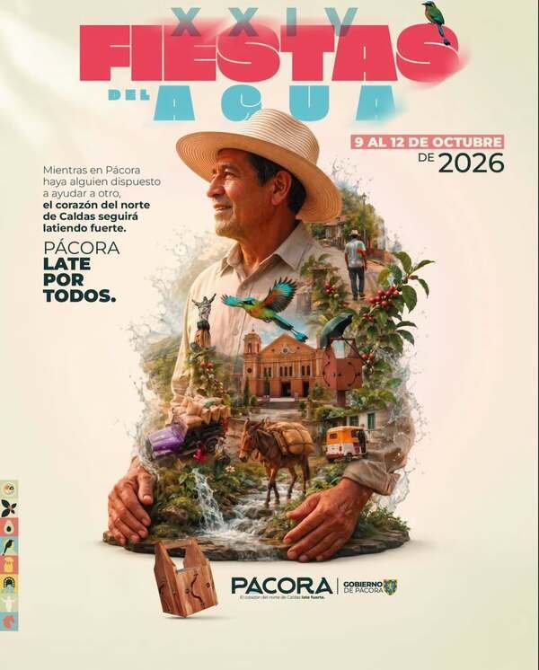 Pácora prepara las XXIV Fiestas del Agua 2026